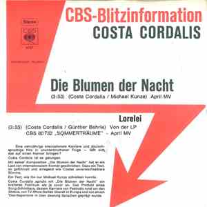Costa Cordalis - Blumen Der Nacht download free