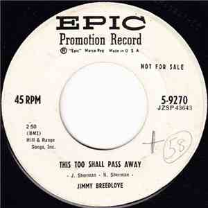 Jimmy Breedlove - This Too Shall Pass Away / Could This Be Love download free