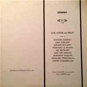 Konrad Ragossnig, Hanni Widmer - Lute, Guitar and Organ download free