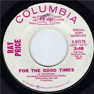 Ray Price - For the Good Times download free