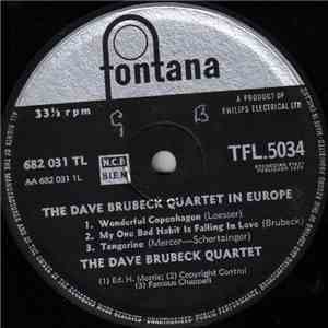 The Dave Brubeck Quartet - The Dave Brubeck Quartet In Europe download free