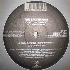 The Spokesman - Don't Hold Back download free