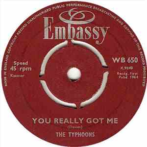 The Typhoons - You Really Got Me / I Found Out The Hard Way download free