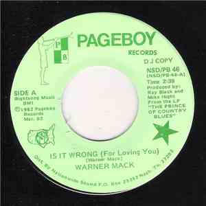 Warner Mack - Is It Wrong (For Loving You) / Dragging The River download free